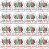 Hartelijk dank voor het winkelen van kleine, gepan sticker (Voorkant)