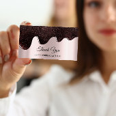 Hartelijk dank voor het winkelen van Rozen in choc Visitekaartje