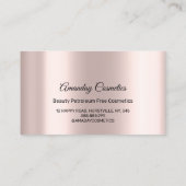 Hartelijk dank voor het winkelen van Rozen voor he Visitekaartje (Achterkant)