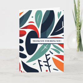 Hartelijk dank voor het zijn van jou Kaart Optie 2