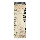 Hartelijk dank voor je bericht voor Stepped Up Dad Thermosbeker (Achterkant)