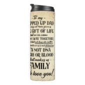 Hartelijk dank voor je bericht voor Stepped Up Dad Thermosbeker (Geroteerd rechts)