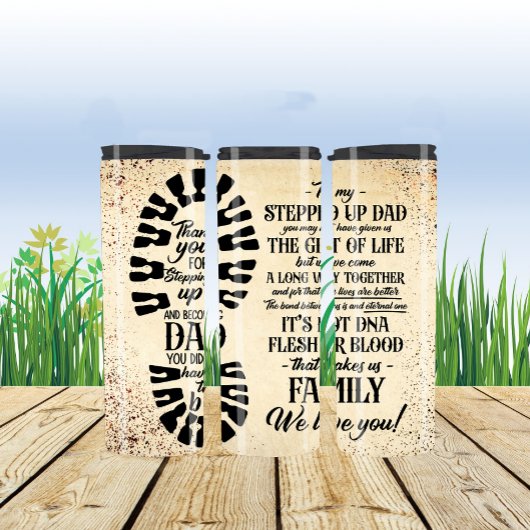 Hartelijk dank voor je bericht voor Stepped Up Dad Thermosbeker