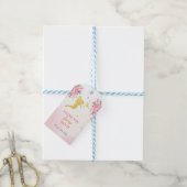 Hartelijk dank voor labels Butterfly Magical Birth Cadeaulabel (Met Touw)
