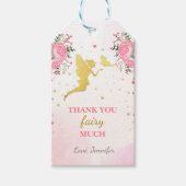 Hartelijk dank voor labels Butterfly Magical Birth Cadeaulabel (Voorkant)