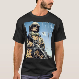 Hartelijk dank voor mijn militaire veteraan van He T-shirt