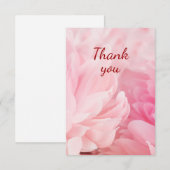 Hartelijk dank voor mooie bloemen Rozen tuinbouwho Bedankkaart (Voorkant / Achterkant)