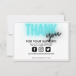 Hartelijk dank voor Neon Sign Trendy Custom Media 
