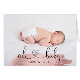 Hartelijk dank voor OH Baby shower Roos Gold | FOT