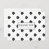 Hartelijk dank voor onroerend goed briefkaart (Voorkant / Achterkant)