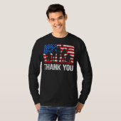 Hartelijk dank voor ons vlaggenpatriottische sloop t-shirt (Voorkant volledig)