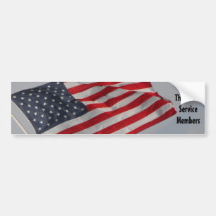 Hartelijk dank voor onze serviceleden bumpersticker