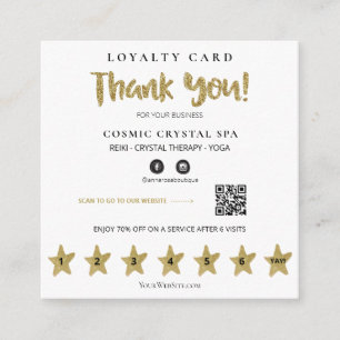 *~* Hartelijk dank voor QR-beloningen Klantenkaartje