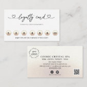 *~* Hartelijk dank voor QR LOGO beloningen Klantenkaartje (Voorkant / Achterkant)