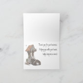 Hartelijk dank voor Realtor of hypotheekofficier Bedankkaart (Binnen)