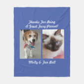 Hartelijk dank voor uitgebreide Fury Parent DIY Pe Fleece Deken (Voorkant)