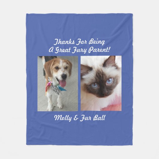 Hartelijk dank voor uitgebreide Fury Parent DIY Pe Fleece Deken (Voorkant)