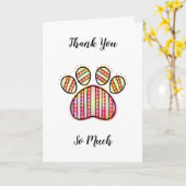 Hartelijk dank voor uw aandacht voor mijn internet kaart (Gele Bloem)