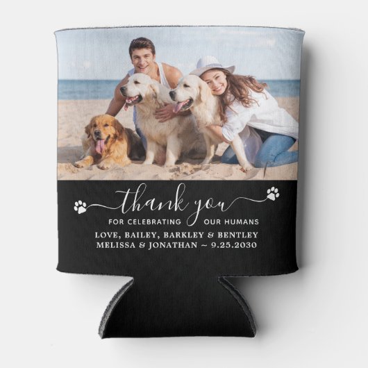 Hartelijk dank voor uw aangepaste foto van 2 foto' blikjeskoeler (Voorkant)