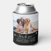 Hartelijk dank voor uw aangepaste foto van 2 foto' blikjeskoeler (Blikje Achterkant)