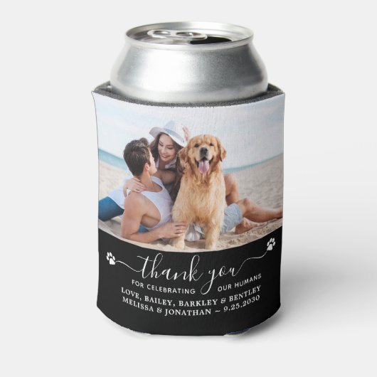 Hartelijk dank voor uw aangepaste foto van 2 foto' blikjeskoeler (Blikje Achterkant)