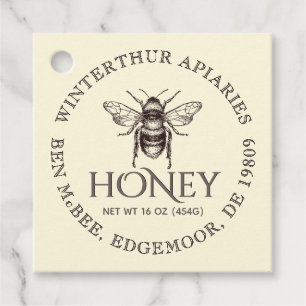 Hartelijk dank voor uw aangepaste Labels voor honi