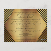 Hartelijk dank voor uw aankoop van Black Gold Logo Briefkaart (Achterkant)