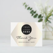 Hartelijk dank voor uw aankoop White Gold Logo Briefkaart (Staand voorkant)