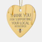 Hartelijk dank voor uw Apiary Honey Drids Yellow O Keramisch Ornament (Links)