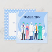 Hartelijk dank voor uw artsen en verpleegkundigen (Voorkant / Achterkant)