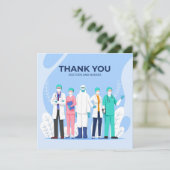 Hartelijk dank voor uw artsen en verpleegkundigen (Staand voorkant)