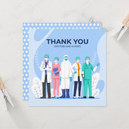 Hartelijk dank voor uw artsen en verpleegkundigen