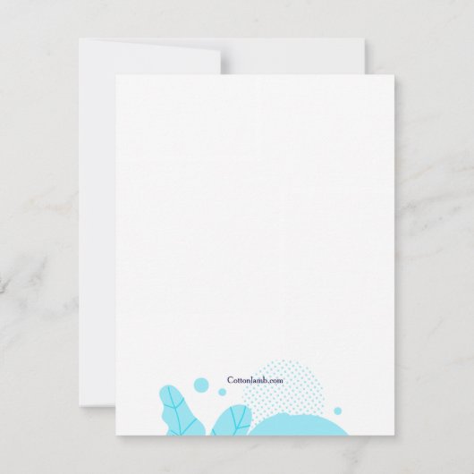 Hartelijk dank voor uw artsen en verpleegkundigen bedankkaart (Achterkant)