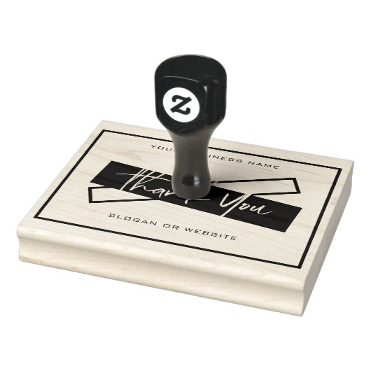 Hartelijk dank voor uw bedrijfsnaam Website - Zwar Rubberstempel (Stempel)