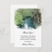 Hartelijk dank voor uw begrafeniskaart - Landstroo Bedankkaart (Voorkant / Achterkant)