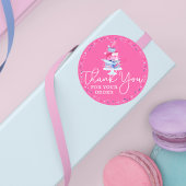 Hartelijk dank voor uw bestelling Fun Bakery Cake  Ronde Sticker
