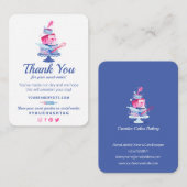 Hartelijk dank voor uw bestelling in het zoet | Ba Informatiekaartje (Voorkant / Achterkant)