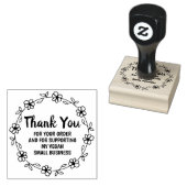 Hartelijk dank voor uw bestelling, kleine bedrijve rubberstempel (Gestempeld)