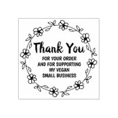 Hartelijk dank voor uw bestelling, kleine bedrijve rubberstempel (Afrduk)