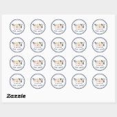 Hartelijk dank voor uw bestelling ronde sticker (Vel)