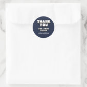 Hartelijk dank voor uw bestelling ronde sticker (Tas)