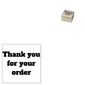 Hartelijk dank voor uw bestelling rubberstempel (Gestempeld)