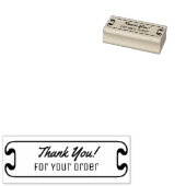 Hartelijk dank voor uw bestelling rubberstempel (Gestempeld)