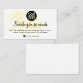 Hartelijk dank voor uw bestellingskaarten visitekaartje (Voorkant / Achterkant)