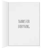 Hartelijk dank voor uw blauwe en witte Kaart voor  (Binnen (Rechts))