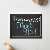 Hartelijk dank voor uw bord met verlichting Opmerk Notitiekaartje (Voorkant / Achterkant in situ)