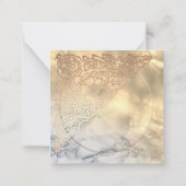 Hartelijk dank voor uw bruiloft op aangepaste foto notitiekaartje (Achterkant)