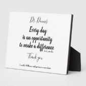 Hartelijk dank voor uw citaat: Zwarte Typografie Fotoplaat (Zijkant)