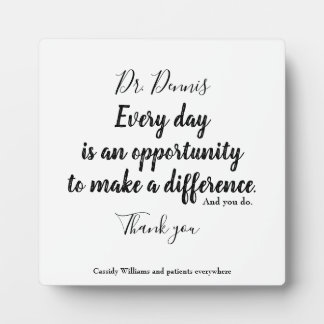 Hartelijk dank voor uw citaat: Zwarte Typografie Fotoplaat