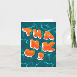 Hartelijk dank voor uw creditcard bedankkaart